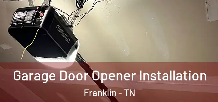  Garage Door Opener Installation Franklin - TN