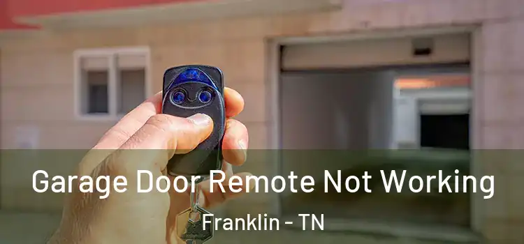  Garage Door Remote Not Working Franklin - TN